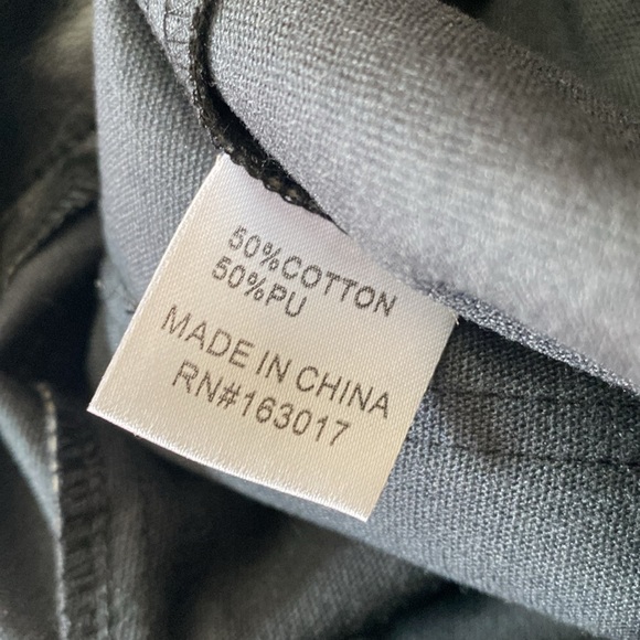 NWOT Princess Polly Faux Leather High Waisted Straight  MACEY Black Pants - Picture 8 of 16